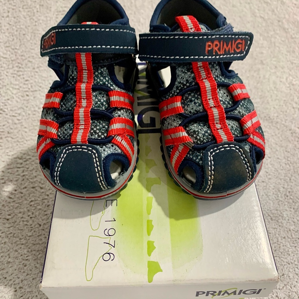 Primigi 18641 Toddler Boy’s  Striped Sandals Shoes 6 EU 22